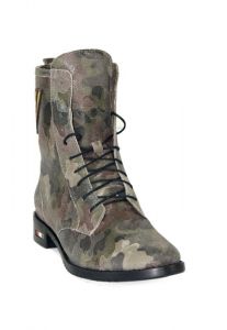 Kožené zimní kotníkové boty Army  "203", dvojí zapínání | 35, 36, 39 