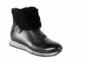  Zimní kožené kotníkové boty "DESSY" 0215, | 39