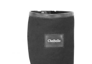 kožená a atestovaná obuv Luxusní dámské zimní kozačky „CheBello“ 2108 černé