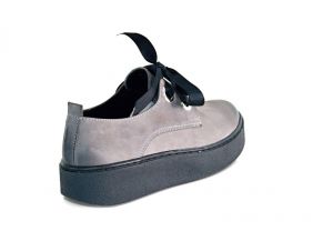 kožená a atestovaná obuv Šedé dámské sportovní boty „CheBello“ 2173 - 37
