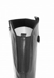 kožená a atestovaná obuv Luxusní dámské zimní kozačky „CheBello“ 2101A, černé