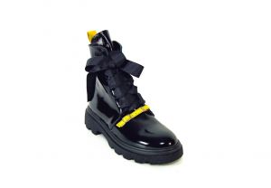 Originální kotníčkové kožené boty „Z-039“ zateplené | 38