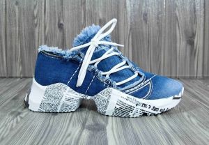 kožená a atestovaná obuv Originální Jeans tenisky „823“ na zajímavé platformě Starbluemoon