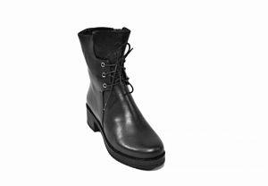 Černé kožené kotníčkové boty CRUX „096“ | 36 , 37 , 38, 39 , 40 