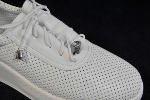 kožená a atestovaná obuv Dámské luxusní tenisky „Marcella“ 601, bílé