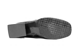 kožená a atestovaná obuv Luxusní kotníčkové kožené boty „2144“ zateplené, černé Marcella