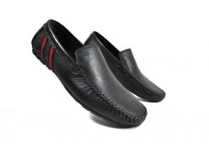kožená a atestovaná obuv Luxusní pánské mokasíny „Baybars shoes“, černé, 5520
