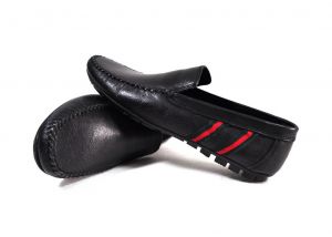 kožená a atestovaná obuv Luxusní pánské mokasíny „Baybars shoes“, černé, 5520
