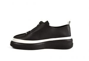 kožená a atestovaná obuv Dámské kotníčkové kožené boty „Marcella 456“, černé