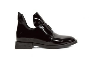 kožená a atestovaná obuv Dámské zateplené kotníčkové kožené boty „Marcella 1739“, černé