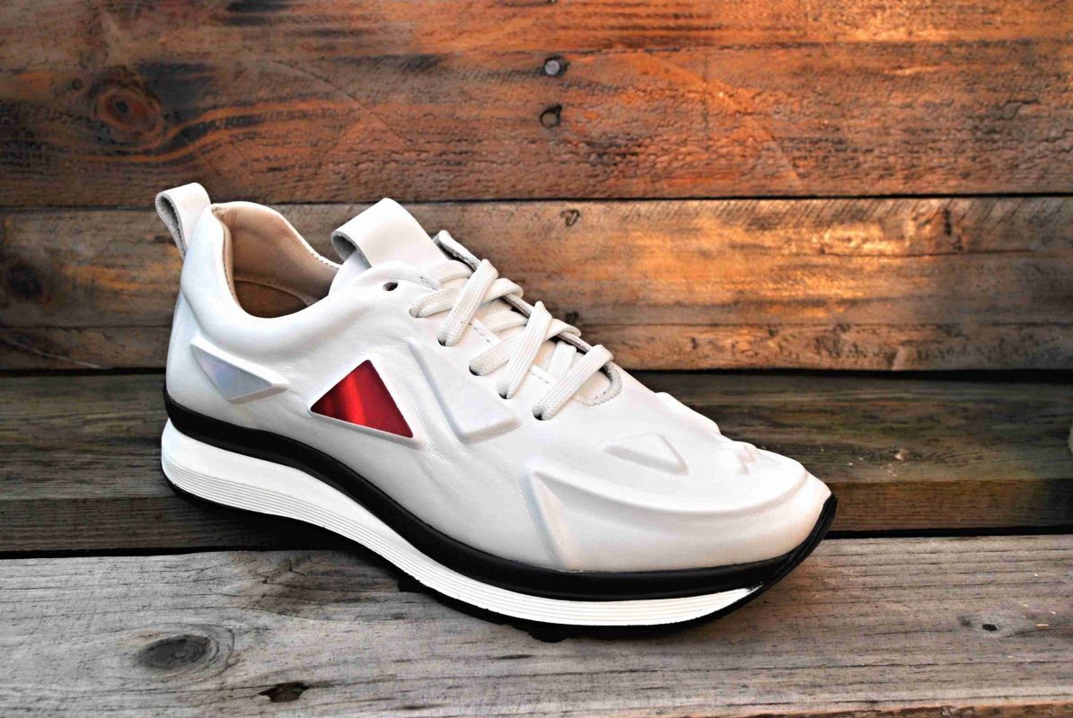 kožená a atestovaná obuv Originální bílé tenisky “ Marcella shoes“ 456