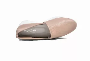 kožená a atestovaná obuv Kožené dámské mokasíny BY-CAN, 2012-1 béžové By can