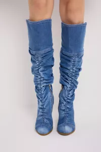 kožená a atestovaná obuv Luxusní riflové kozačky Starbluemoon kožená a atestovaná obuv Luxusní riflové kozačky Starbluemoon