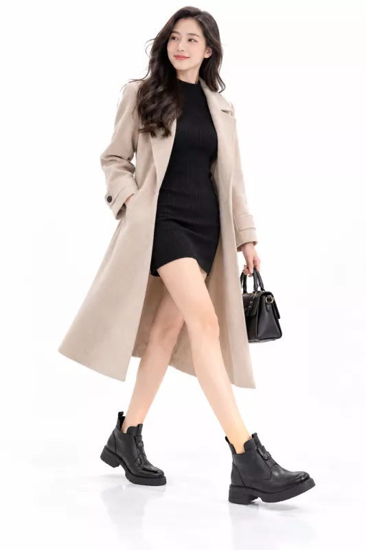 kožená a atestovaná obuv Originální černé kotníčkové boty „511-06“ Donna Style