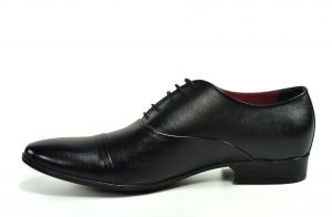 kožená a atestovaná obuv Kožená pánská obuv Lavaggio 1601, černá
