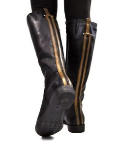kožená a atestovaná obuv Luxusní dámské zimní kozačky Carinii B.1460, černá